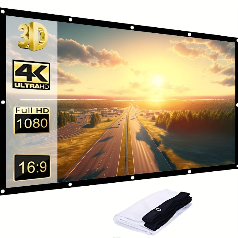 Portable Projector Screen - 16:9 HD"