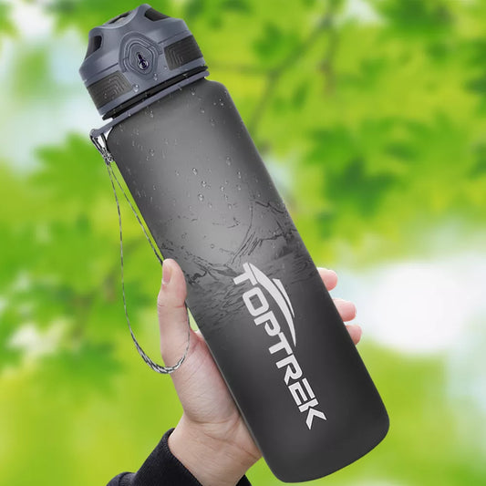 Toptrek Sports Water Bottle 650ML/1000ML BPA Free Drinkware Outdoor Sport Drinking Water bottle Leak proof 1 Liter Water Bottle - Digital Edges | Online Electronics Store