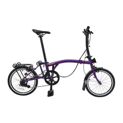 16 Inch Internal 3 External 2 Speed Horizontal Handle Folding Bicycle M handle Chrome Molybdenum Steel Bike Vehicle