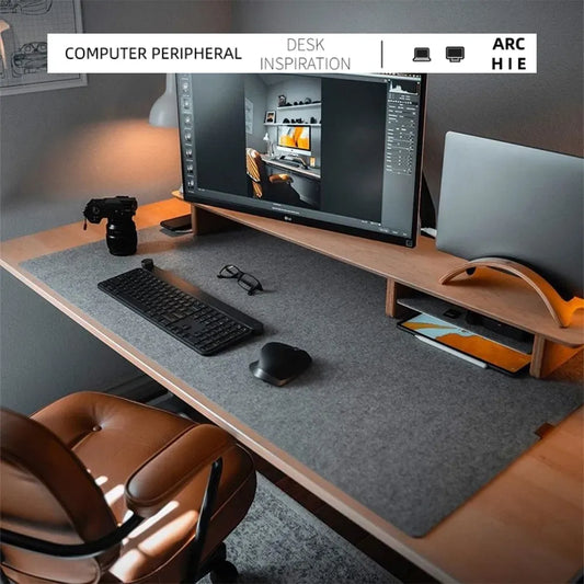 Large Mouse Pad Gamer Office Computer Desk Mat Table Keyboard Big Mousepad Wool Felt Laptop Non-slip Desk Mat Gaming Accessories - Digital Edges | Online Electronics Store