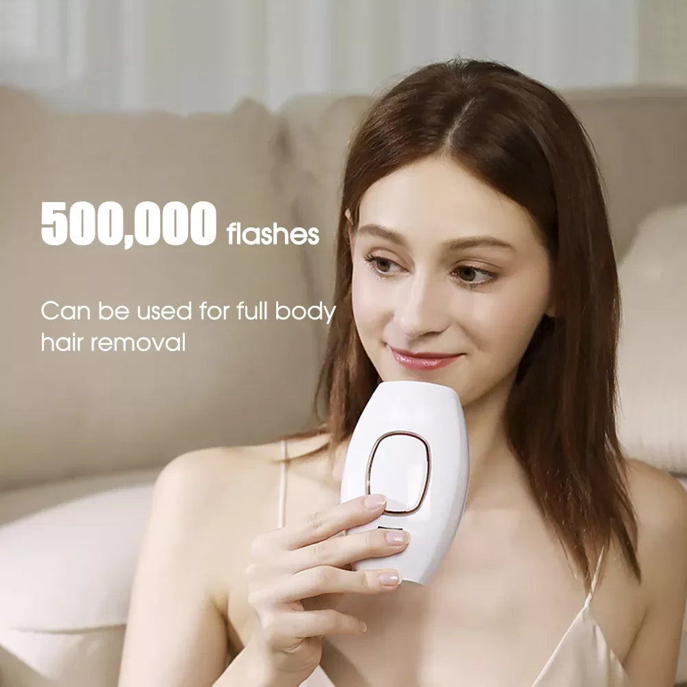 500000 Flash Painless Laser Epilator Women Shaver IPL Permanent Hair Removal For Body Face Bikini Underarm Depilator Home Use - Digital Edges | Online Electronics Store