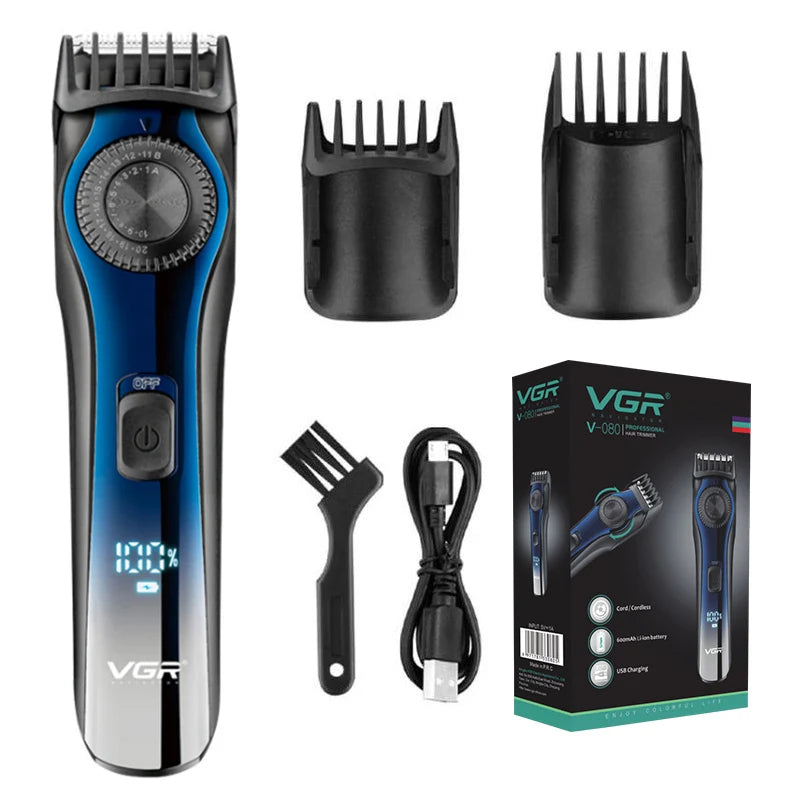 VGR-080 Hair Trimmer For Men Beard Trimer Professional Hair Clipper Electr Razor Hair Cutting Machine Haircut Electr Shaver - Digital Edges | Online Electronics Store