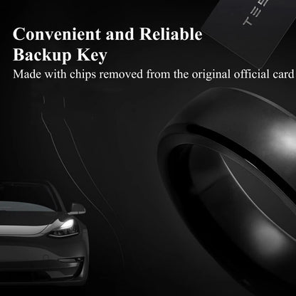 Tesla Smart Ring Accessories Ceramic Ring for Model 3 Model Y 2020-2023 to Replace Key Card Key Fob Made With Original Chips - Digital Edges | Online Electronics Store