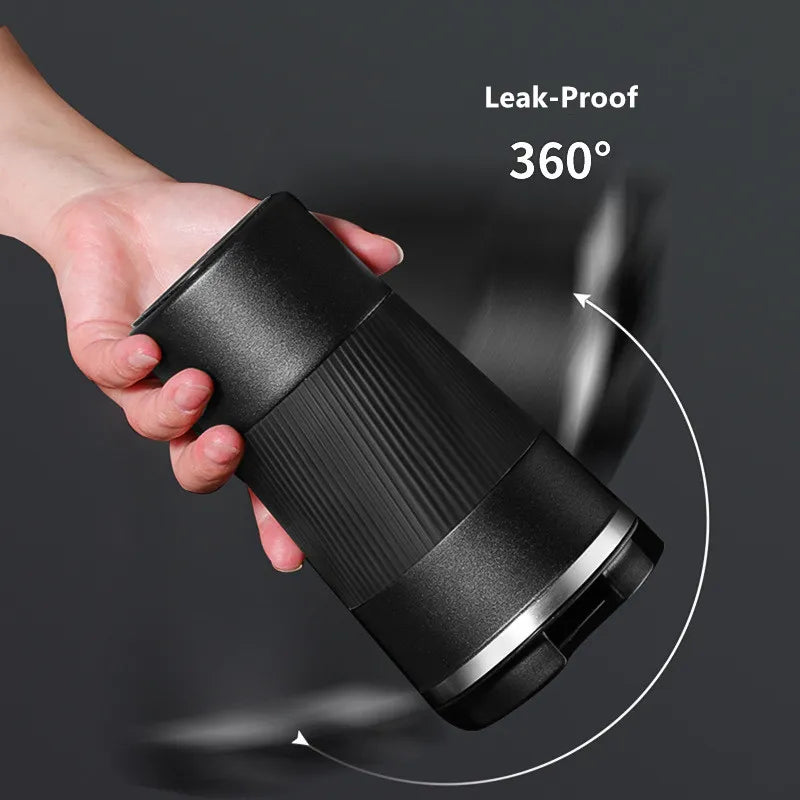 380ml/510ml Double Stainless Steel 304 Coffee Thermos Mug Leak-Proof Non-Slip Car Vacuum Flask Travel Thermal Cup Water Bottle - Digital Edges | Online Electronics Store