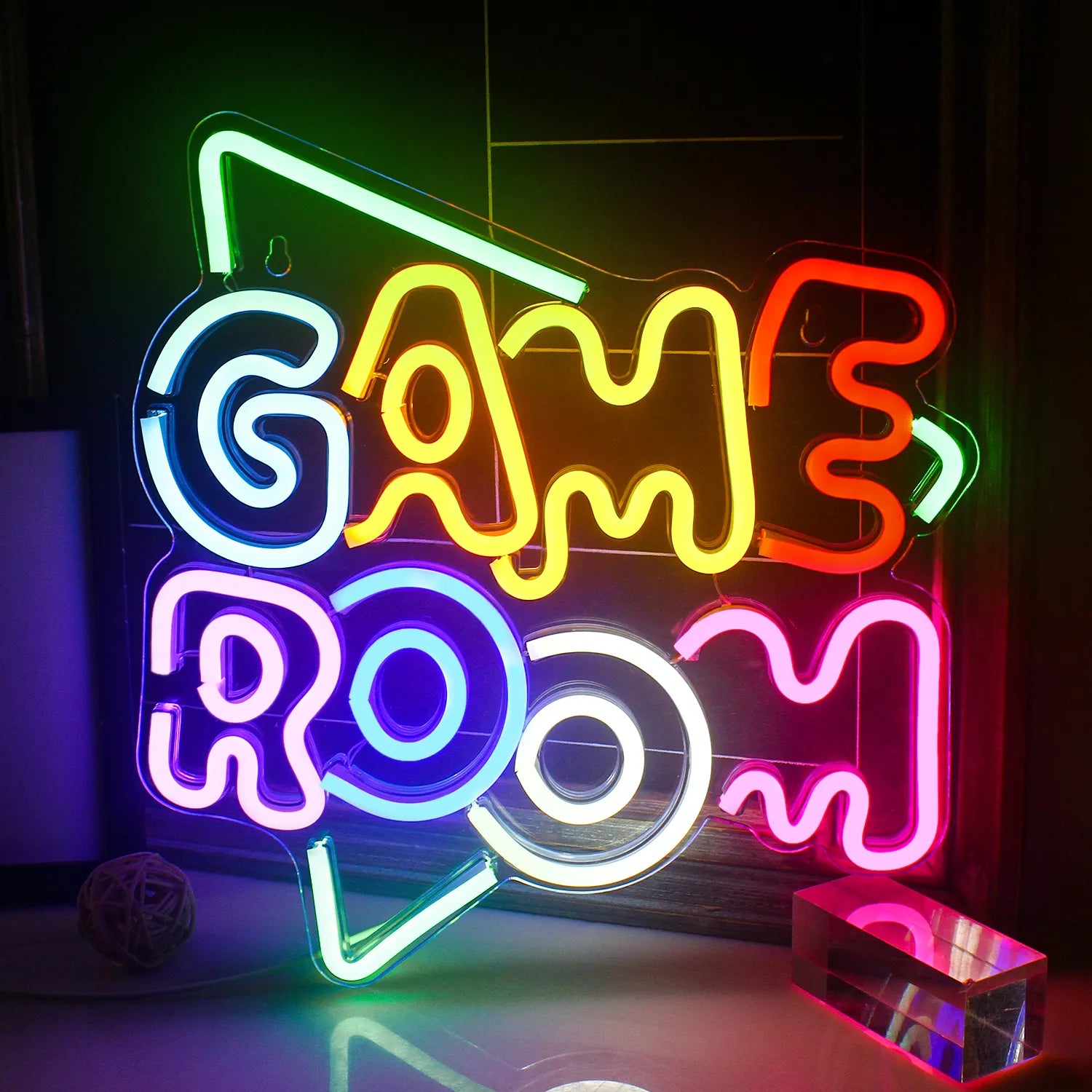 Game Room Neon Sign LED Sign Home Bar Men Cave Games Recreation Party Birthday Bedroom Bedside Wall Decoration Neon Light Gifts - Digital Edges | Online Electronics Store