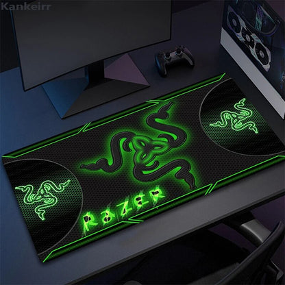 Razer Mause Pad Anime Mouse Mat Large Gaming Computer Desk Mat Pc Accessories Keyboard Mousepad Gamer Mouse Pad 30x80 Varmilo xl - Digital Edges | Online Electronics Store