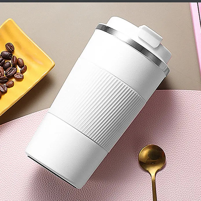 380ml/510ml Double Stainless Steel 304 Coffee Thermos Mug Leak-Proof Non-Slip Car Vacuum Flask Travel Thermal Cup Water Bottle - Digital Edges | Online Electronics Store