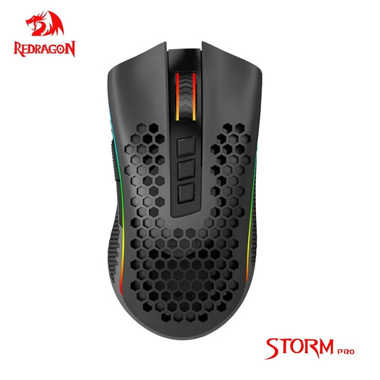 REDRAGON Storm Pro M808-KS RGB USB 2.4G Wireless Gaming Mouse 16000 DPI Programmable Ergonomic for Computer Gamer Mice Laptop PC - Digital Edges | Online Electronics Store