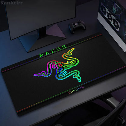 Razer Mause Pad Anime Mouse Mat Large Gaming Computer Desk Mat Pc Accessories Keyboard Mousepad Gamer Mouse Pad 30x80 Varmilo xl - Digital Edges | Online Electronics Store