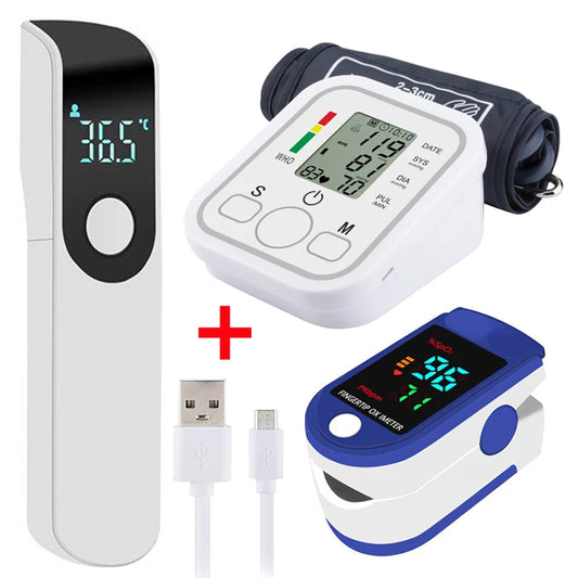 Hemato manometer Digital Wrist Monitors Pulse Heart Beat Rate Meter Device Medical Equipment Sphygmomanometer With USB Cable - Digital Edges | Online Electronics Store