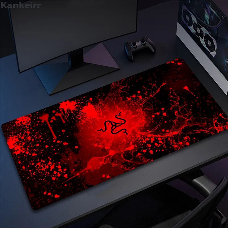 Razer Mause Pad Anime Mouse Mat Large Gaming Computer Desk Mat Pc Accessories Keyboard Mousepad Gamer Mouse Pad 30x80 Varmilo xl - Digital Edges | Online Electronics Store