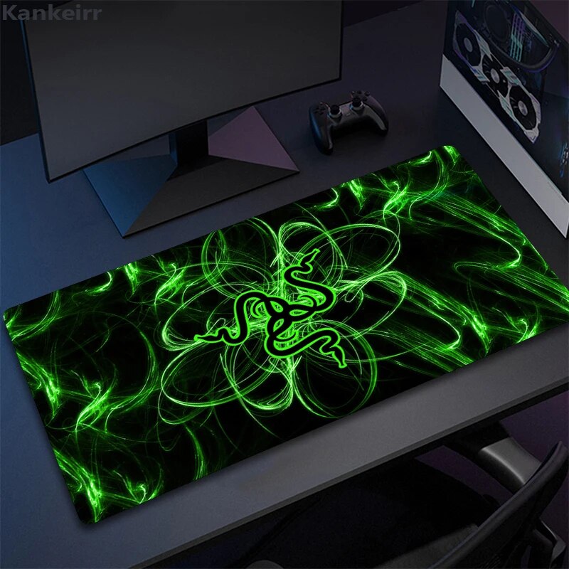 Razer Mause Pad Anime Mouse Mat Large Gaming Computer Desk Mat Pc Accessories Keyboard Mousepad Gamer Mouse Pad 30x80 Varmilo xl - Digital Edges | Online Electronics Store