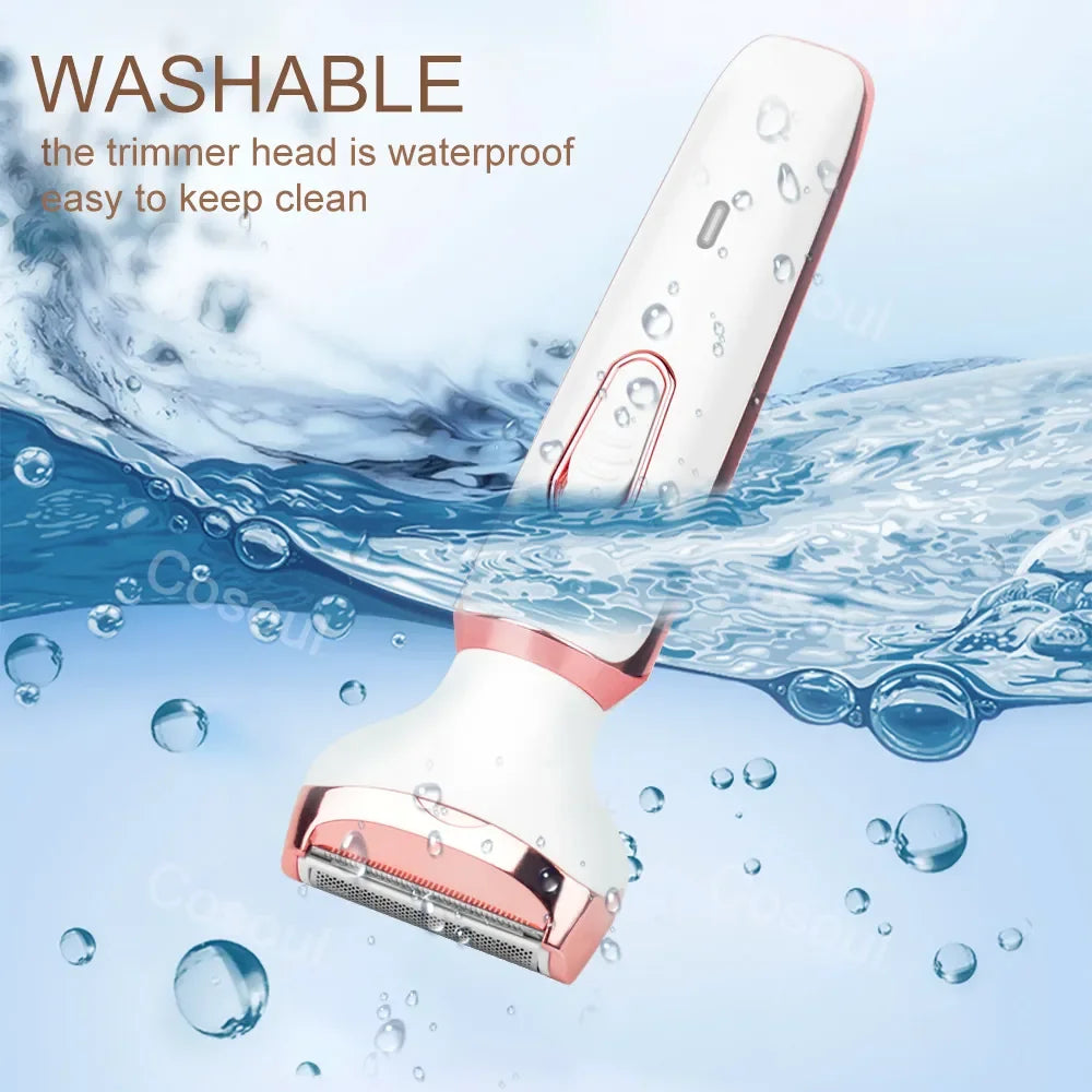 4 in 1 Women Body Hair Removal Women Shaver Underarm Hair Leg Hair Pubic Hair Sensitive Area Hair Razor - Digital Edges | Online Electronics Store