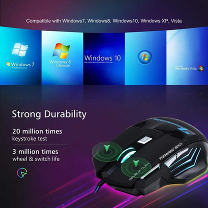 RGB Gaming keyboard Gamer keyboard and Mouse Set With Backlight USB 104 keycaps Wired Ergonomic Russian Keyboard For PC Laptop - Digital Edges | Online Electronics Store