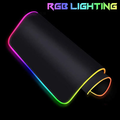 Colorful Luminous LED Lighting Mouse Pad Firewatch Forest Non-Slip RGB Mousepad Gaming For PC Gamer 900x400mm Large Desk Mat XL - Digital Edges | Online Electronics Store