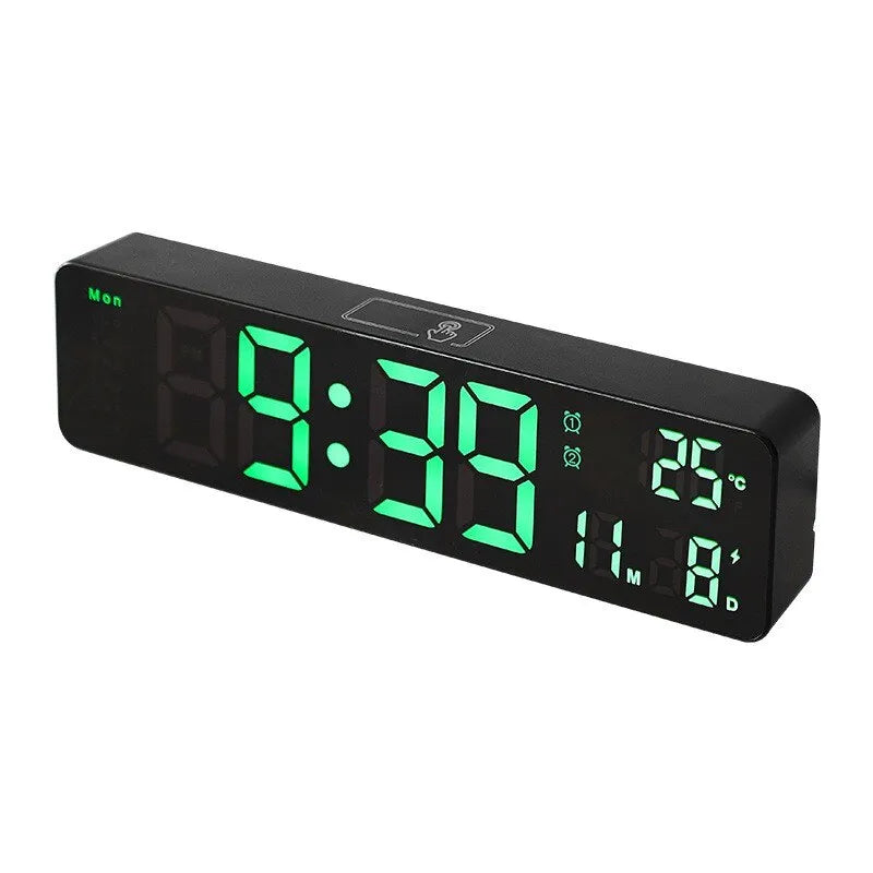 Large LED Wall Clock with Remote