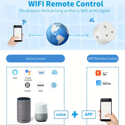 Smart Plug WiFi Socket UK 16A