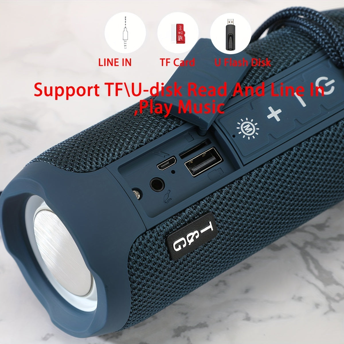 T&G227 Wireless Speakers,Portable BT Speaker With Stereo Sound, IPX6 Waterproof Shower Speaker, TWS, Portable Speaker For Party Beach Camping - Digital Edges | Online Electronics Store