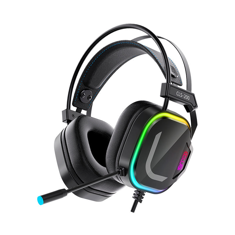 COLUSI CLS-200 RGB Gaming Headset - 360° Microphone, Adaptive Head Beam, Bass Surround, Soft Memory Earmuffs - Compatible with PC, Laptop, Mac, PS4, PS5, Xbox One, Xbox Series - Digital Edges | Online Electronics Store