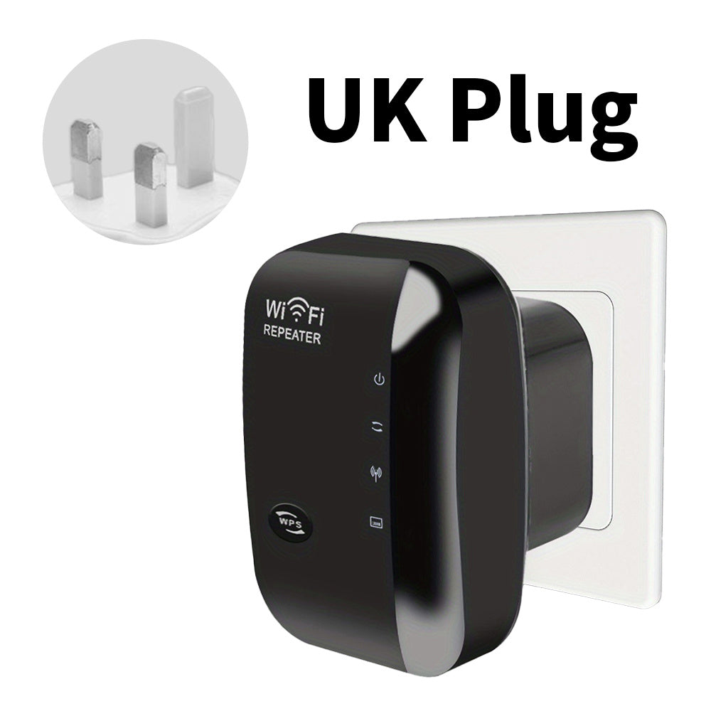 UK Plug, WiFi Extender, WiFi Signal Booster Up To 3000 Sq.ft And 28 Devices, WiFi Range Extender, Wireless Internet Repeater, Long Range Amplifier With Ethernet Port, 1-Tap Setup, Access Point, Alexa Compatible - Digital Edges | Online Electronics Store