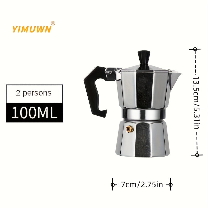 Italian Style Stovetop Espresso Maker - Aluminium Mokka Pot - Digital Edges | Online Electronics Store