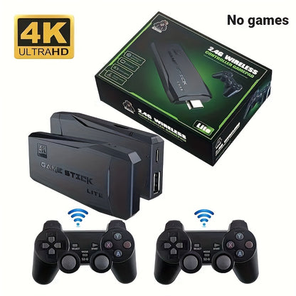 Wireless Retro Game Console, Plug & Play Video TV Game Stick With Games Built-in, 64G, A Lot Of Built In Games 9 Emulators, 4K HD interface Output For TV With Dual 2.4G Wireless Controllers - Digital Edges | Online Electronics Store