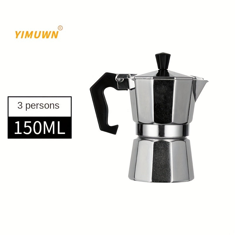 Italian Style Stovetop Espresso Maker - Aluminium Mokka Pot - Digital Edges | Online Electronics Store