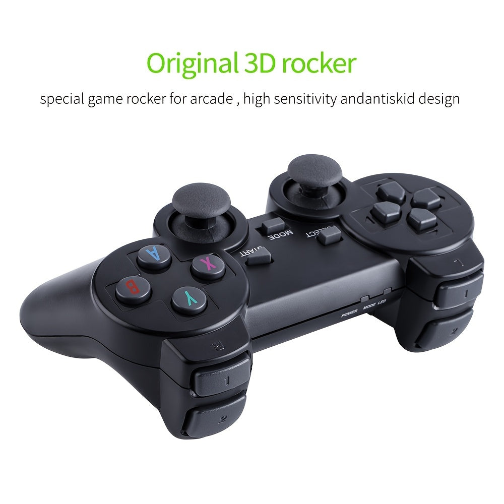 Wireless Retro Game Console, Plug & Play Video TV Game Stick With Games Built-in, 64G, A Lot Of Built In Games 9 Emulators, 4K HD interface Output For TV With Dual 2.4G Wireless Controllers - Digital Edges | Online Electronics Store