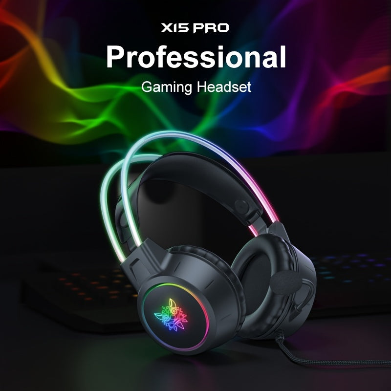 ONIKUMA Gaming Headset: RGB Aluminum Frame, Surround Sound, Compatible With PC & Mobile - Get Superior Audio Quality Now! - Digital Edges | Online Electronics Store