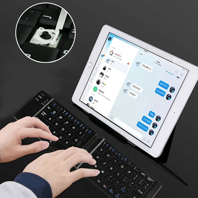 Wireless Folding BT Magnetic Keyboard For Phones & Tablets - Digital Edges | Online Electronics Store