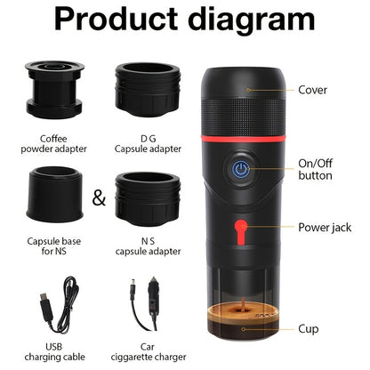 3-in-1 Portable Espresso Maker