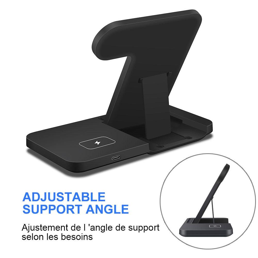 3in1 wireless charger-Fast Charger Dock Station for iPhone and Android phones - Digital Edges | Online Electronics Store