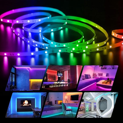 5050 RGB Led Strip Lights-With Music Sync Color Changing, Remote Control - Digital Edges | Online Electronics Store