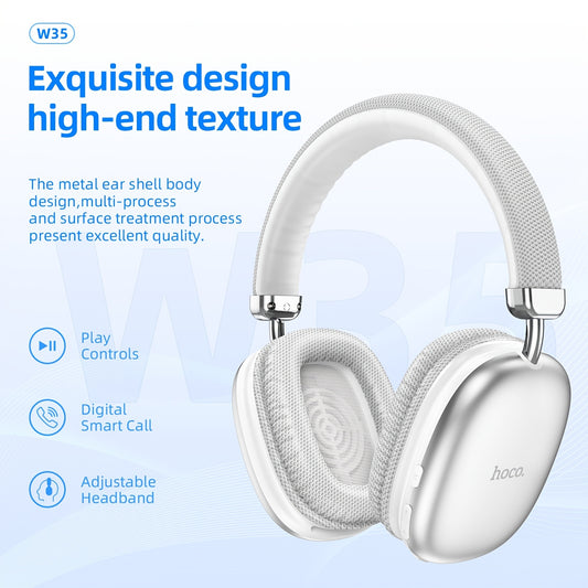 HOCO W35 Wireless Headphone Sport HiFi Music Headset - Digital Edges | Online Electronics Store