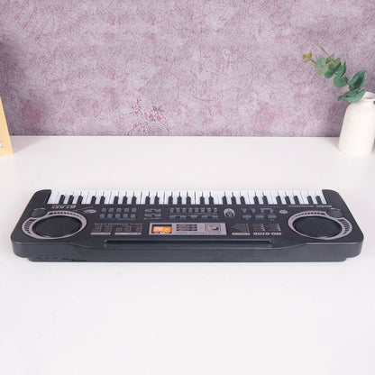 61 Keys Black Electric Piano Kids Digital Music Keyboard Gift Musical Instrument - Digital Edges | Online Electronics Store