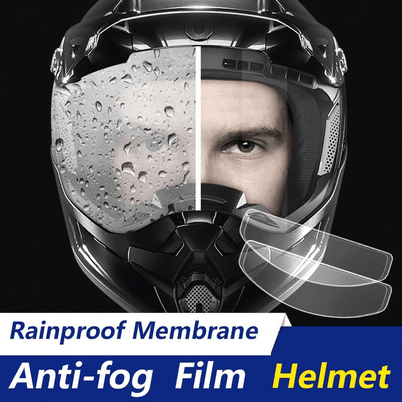 Universal Motorcycle Helmet Anti-fog Film and Rainproof Film Durable Nano Coating Sticker Film Helmet Accessories - Digital Edges | Online Electronics Store