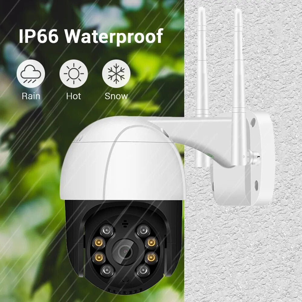 8MP 4K Wifi IP Camera Outdoor 4X Digital 5MP HD Security CCTV Camera - Digital Edges | Online Electronics Store