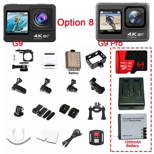 Action Camera 4K 60FPS 24MP 2.0 Touch LCD EIS Dual Screen Wi-Fi - Digital Edges | Online Electronics Store