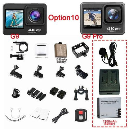 Action Camera 4K 60FPS 24MP 2.0 Touch LCD EIS Dual Screen Wi-Fi - Digital Edges | Online Electronics Store