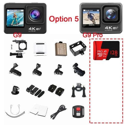 Action Camera 4K 60FPS 24MP 2.0 Touch LCD EIS Dual Screen Wi-Fi - Digital Edges | Online Electronics Store