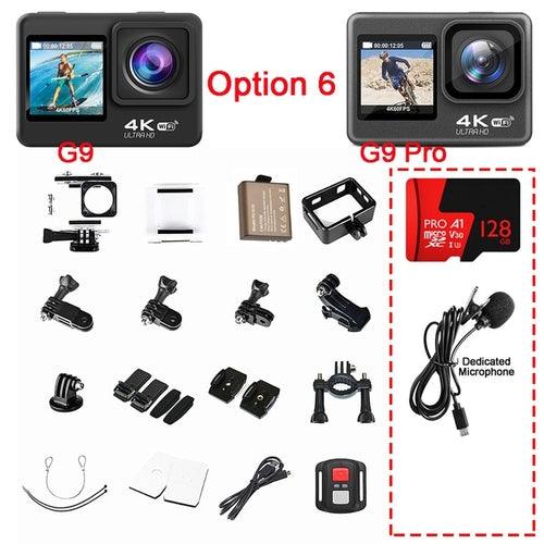 Action Camera 4K 60FPS 24MP 2.0 Touch LCD EIS Dual Screen Wi-Fi - Digital Edges | Online Electronics Store