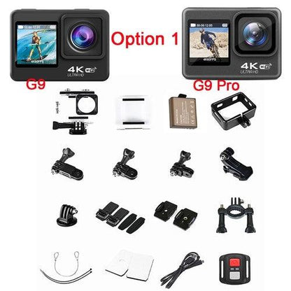 Action Camera 4K 60FPS 24MP 2.0 Touch LCD EIS Dual Screen Wi-Fi - Digital Edges | Online Electronics Store